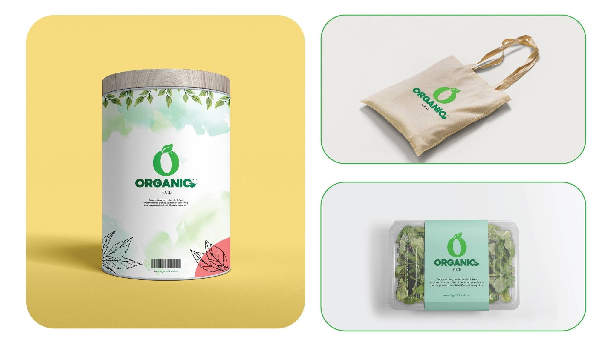 Tin and Tote Bag Mockup